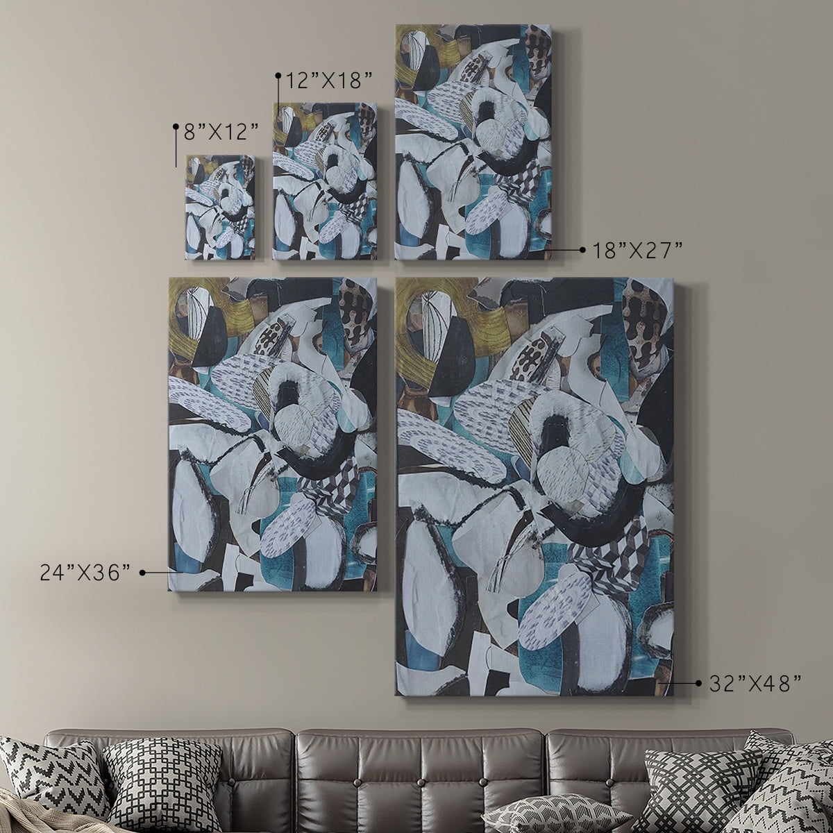 Hawaiian Beach Glass Premium Gallery Wrapped Canvas - Ready to Hang