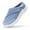 Sky Blue, variant on FitVille Diabetic Slippers for Women Extra Wide Slip-On Shoes for Swollen Foot, Burgundy