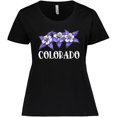 thumbnail image 3 of Inktastic Colorado Columbine Flowers Women's Plus Size T-Shirt, 3 of 5