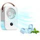 thumbnail image 4 of Xihbxyly Oferta del día Prime Today Miniventilador portátil USB, pequeño ventilador, enfriador de aire, pequeño ventilador de cristal de hielo, 4 of 7