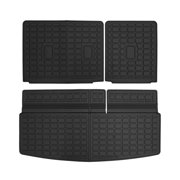 Cargo Liner For 2018-2024 Ford Expedition Lincoln Navigator 7&8 Seater (Not Fit Max or L) All Weather 2024 Expedition Accessories (Trunk Mat+3rd Row Backrest Mats)