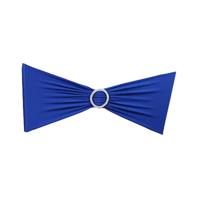Youkk 50x Premium Easy To Install And Replace Exquisite Edging Cloth Chair Seat Cover Decoration Royal blue