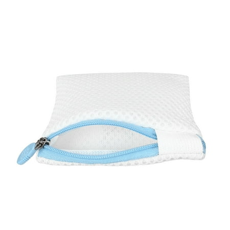 HZLPFO Mesh Laundry Washing Bags with Rust Free Zipper  Storage Bag  Store Clothes  Washing Bags  Blouse  Bra  Hosiery  Lingerie  Stocking Black One Size