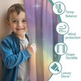 thumbnail image 3 of Blackout Kids Curtains,Colorful Tie Dye Nebula Pattern Childrens Insulated Curtains Set Of 2,Bedroom Essentials,Toddler Room Decor 42"x63", 3 of 5