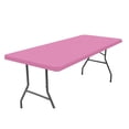 thumbnail image 1 of Mantel rectangular para picnic, manteles elásticos impermeables para mesas de 6 pies, mantel de poliéster lavable para acampar, interior y exterior (30" x 72"), 1 of 5