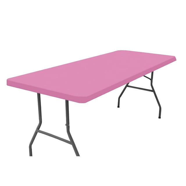 Mantel rectangular para picnic, manteles elásticos impermeables para mesas de 6 pies, mantel de poliéster lavable para acampar, interior y exterior (30" x 72")