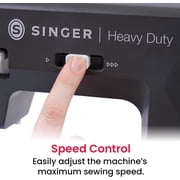 SINGER® Heavy Duty 4552™ Next Evolution Sewing Machine, Bonus Presser Feet, 32 Stitches deliver 110 Applications, New DC Motor for More Power & Speed