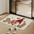 thumbnail image 4 of Clearance Sale Bath Mats, Hwkond Valentines Day Door Mat Valentines Welcome Mats Outdoor For Front Door Non Slip Doormat Indoor Entryway Floor Rug,multicolor,15.74x23.6in, 4 of 8
