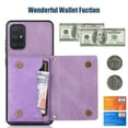 thumbnail image 4 of Nalacover Wallet Crossbody for Samsung Galaxy A51 4G Phone Case with Lanyard Strap Credit Card Holder, PU Leather Protective Handbag Purse Kickstand Bling Diamond Cover Women Girl, Purple, 4 of 10