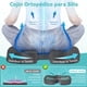 thumbnail image 4 of Cojin para Asiento Oficina, Dona para Sentarse Elimina Hemorroides, 7.5CM Espuma Viscoelástica Soporte, Cojin Silla para Coxis y Ciatica Lumbar, 4 of 8