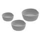 thumbnail image 4 of 3 cestas de cuerda de algodón tejidas, cestas para artículos diversos, almacenamiento elegante y multiusos. Gris claro, 4 of 9