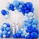 thumbnail image 1 of Kit de guirnaldas con forma de arco con forma de globo Kelfara Blue, 109 piezas, para fiestas, 1 of 6