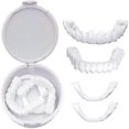 thumbnail image 1 of Dental Veneers False Teeth Set - Snap On Smile Dentures Tooth Cover, 1 of 3