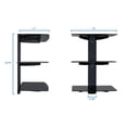 thumbnail image 3 of Mount-It! Triple Floating Wall Shelves for A/V Components, 3 of 9
