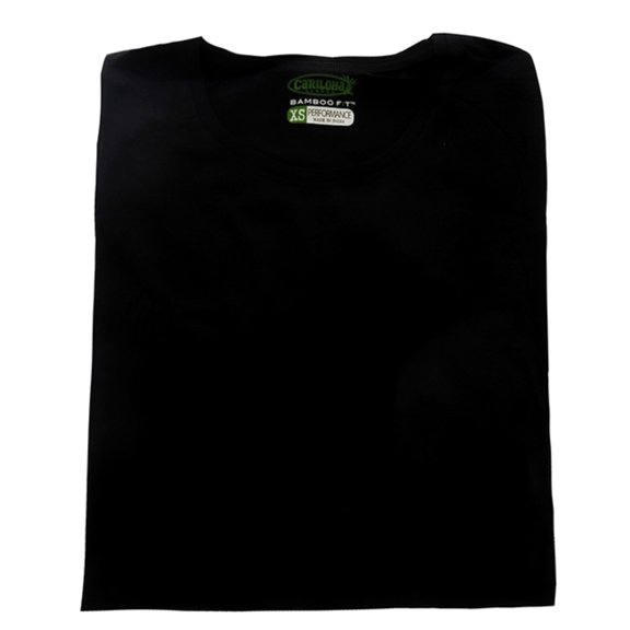 Bamboo Athletic Long-Sleeve T-Shirt - Black by Cariloha for Women - 1 Pc T-Shirt (XS)