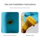 thumbnail image 2 of Pulpo de burbujas con música, pulpo de baño para bebé, juguete para niños (azul) Ehuebsd libre de BPA, 2 of 9