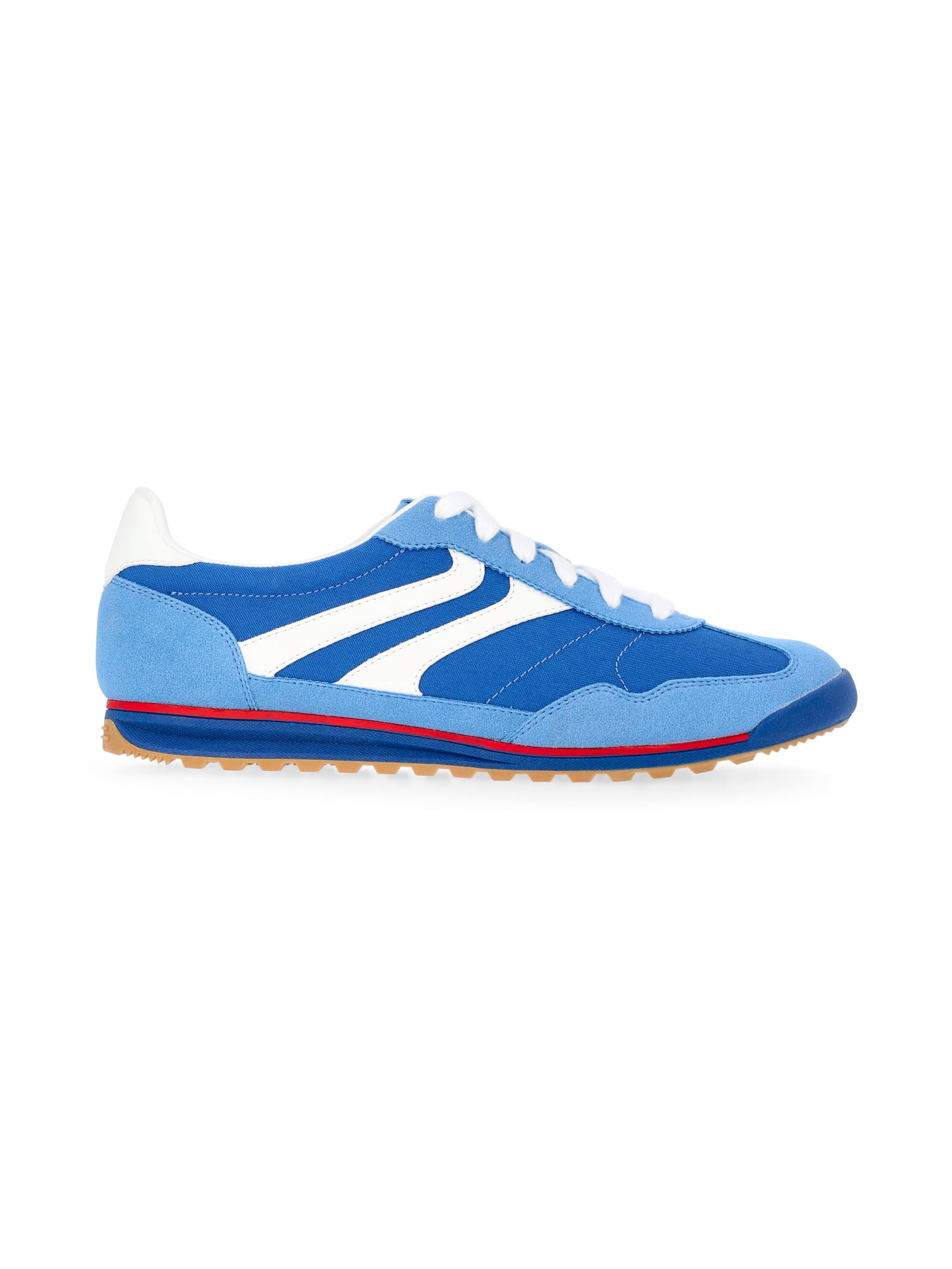 No Boundaries Retro Lace-Up Sneakers, Women's