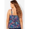 thumbnail image 2 of Swimsuits for All Women's High Neck Tankini Top, 2 of 4