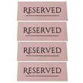 thumbnail image 1 of Moluckfu 4Ud Carteles Para Reservar Mesas En Acrílico Oro Rosa Para Eventos, 1 of 8