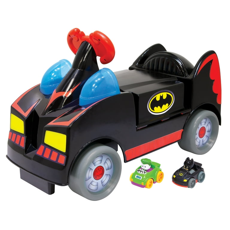 Fisher Price Little People Batman Wheelies Ride on Includes Two Mini Cars