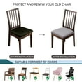 thumbnail image 6 of Cushion Covers for Dining Room Chairs - Elegant and Durable Dining Chair Slipcovers - and Revitalize Kitchen Chair Upholstery, 6 of 7