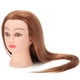 thumbnail image 1 of Cabeza de maniquí de fibra sintética Cabeza de entrenamiento de peluquería Cabeza de muñeca de cosmetología, 1 of 15