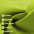 thumbnail image 4 of Kimunuk 14 Pcs Outdoor Cushion Slipcovers, Replacement Outdoor Patio Cushion Covers with 3 Size, Waterproof and Zippered, Fit for Outdoor Furniture, Patio Sofa Couch, Covers Only, Grass Green, 4 of 6