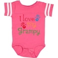 thumbnail image 3 of Inktastic I Love My Grampy Grandchild Boys or Girls Baby Bodysuit, 3 of 5