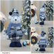 thumbnail image 5 of Decoración navideña para el hogar 2023 Muñeco de oso azul marino Muñeco de nieve de Papá Noel Juguete para niños Regalo Decoraciones navideñas de Año Nuevo 2024, 5 of 5