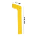 thumbnail image 2 of OUNONA Wall Mounted Barbell Holder for Workout Area Organization PP Yellow 1 Set, 2 of 8