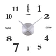 thumbnail image 2 of Reloj de pared Macarena 3D sin marco hogar comedor Hotel Decoración Negro 1, 2 of 8