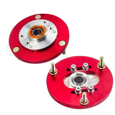 Maxpeedingrods Pair Coilover Pillowball Camber Top Mounts Front Camber Plate fits for BMW E36 Fits select: 1999 BMW 323 IC, 1996-1997 BMW 328 I AUTOMATIC