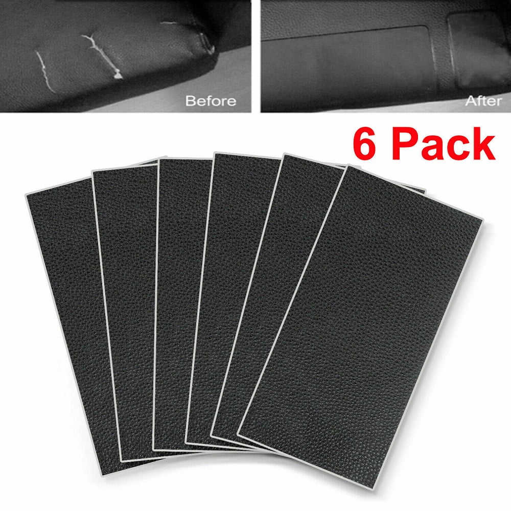 6Pcs SelfAdhesive Sheep Leather Repair Patch For Car Seat Cover Sofa
