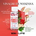 thumbnail image 3 of BDM-LIFE Vinagre De Manzana Con Jengibre, Suplemento, 60 Cápsulas, 3 of 9