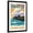 Black Frame, variant on Art.com Emerald Isle, North Carolina - Fishing Pier Art Print by Lantern Press, 12" x 18"