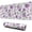 Pioneer Flower Floral-3, variant on Long Mouse Pads for Desk,Pioneer Flower Floral Print Pattern Desk Mats on Top Of Desks, Desk Mouse Pad Extra Large with 3mm Non-Slip Base and Stitched Edge for Gaming,Office,Work,Home 31.5"x11.8"