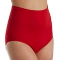 thumbnail image 1 of Women's Rhonda Shear 4230 Ahh High Waisted Seamless Brief Panty (Tango Red 2X), 1 of 1