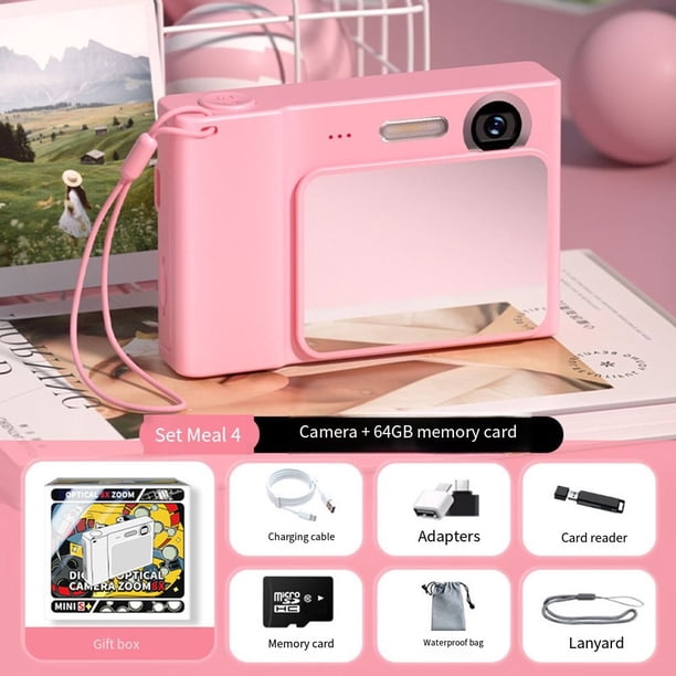 Cámara digital compacta 4K de 48 MP para estudiantes: ¡perfecta para viajes y selfies!