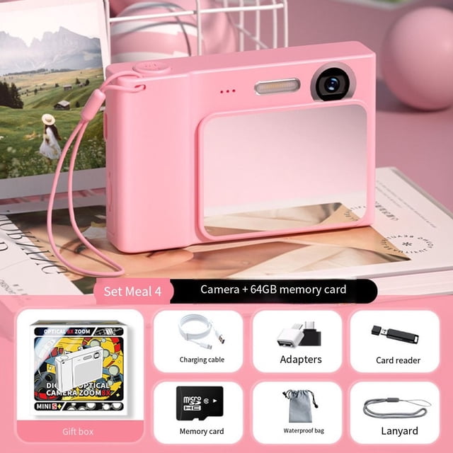 Cámara digital compacta 4K de 48 MP para estudiantes: ¡perfecta para viajes y selfies!