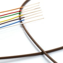 THE CIMPLE CO - Thermostat Wire 18/7 -Brown- 18-Gauge Solid Copper 7-Conductor CL2/CMR - 50ft