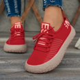 thumbnail image 2 of Women's Mesh Lace Up Platform Casual Walking Shoes Breathable Comfortable Thick Sole Sneakers Lightweight Daily Commute Outdoor Athletic Footwear, 2 of 8