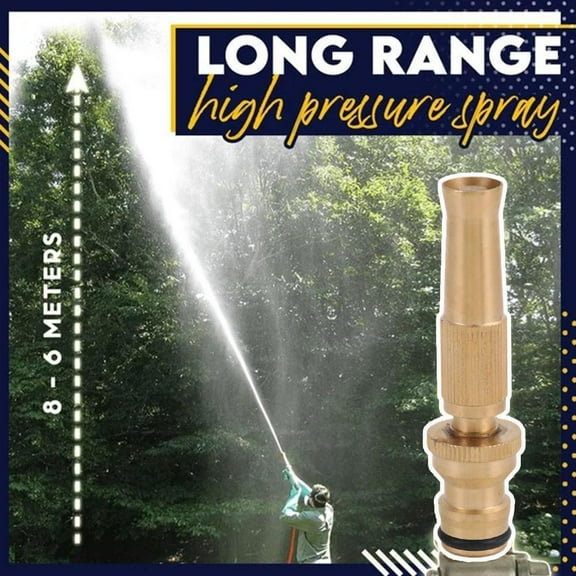 Ruifaya 2in1 Garden Spray Nozzle Adjustable Twist Water Hose Quick Connector New