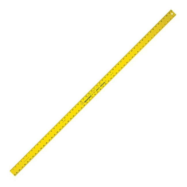 Straight Edge Yellow Measuring Rule, 60 in.