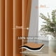 thumbnail image 3 of Juego de cortinas opacas Guken, color naranja, 183 cm de longitud, 2 paneles, 3 of 7