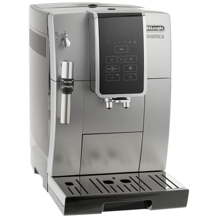 De'Longhi America Dinamica Fully Automatic Coffee and Espresso Machine with Premium Adjustable Frother, Stainless Steel, ECAM35025SB
