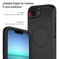 thumbnail image 3 of Petocase Case For iPhone 16e (2025) / iPhone 17e (2026) Case,Magnetic Heavy Duty Shockproof Dust/Drop Poof 3 Layers Protection Rugged Compatible with MagSafe Phone Case 6.1 inch,Black, 3 of 7