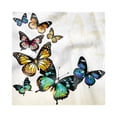 thumbnail image 1 of Butterfly Decorative Satin Napkins Set of 4, Vivid Monarch Butterflies Flying Shades Shadows Dreamlike Fantasy Display, Square Fabric Party & Dinner Napkin, 12", Multicolor, by Ambesonne, 1 of 2