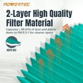 thumbnail image 3 of POWERTEC 16950 HEPA Cartridge Filters for Craftsman 2PK, Fits Craftsman 9-16950, 9-17810, 17810, CMXEVBE17612 3-4 Gallon Wet/Dry Vacuums, Craftsman HEPA Material Vac Replacement Filters, 75090N, 3 of 7