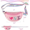 thumbnail image 4 of Fanny Pack Belt Bag Crossbody Bags For Women Birthday Gifts For 4 5 6 7 8 9 10 Year Old Girl Birthday Bags For Kids Teen Girl Stuff Cute Stuff Fanny Pack For Girls, 4 of 7