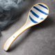thumbnail image 2 of Cucharas de sopa asiáticas de cerámica, juego de cucharas de sopa japonesas grandes de 8,6 pulgadas, cucharas de porcelana (línea azul), 2 of 5